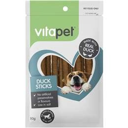 Vitapet Jerhigh Duck Sticks 80g