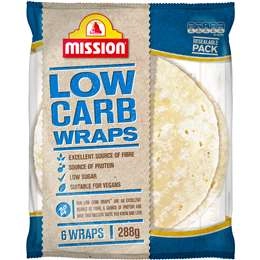 Mission Wraps Low Carb 288g 6 Pack