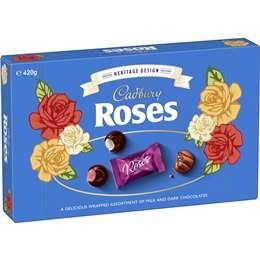 Cadbury Roses Heritage Boxed Chocolates 420g