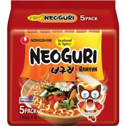 Nong Shim Noodles Neo Guri  120g X5 Pack