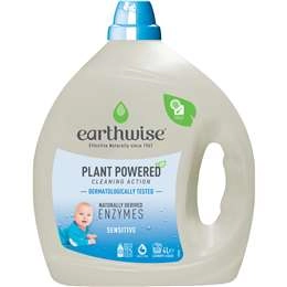 Earthwise Sensitive Clean Laundry Liquid Washing Detergent 4l