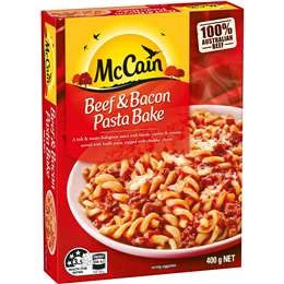 Mccain Beef & Bacon Pasta Bake Frozen Meal 400g