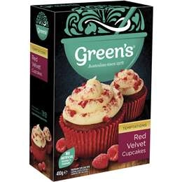 Green's Red Velvet Cupcake Mix 410g