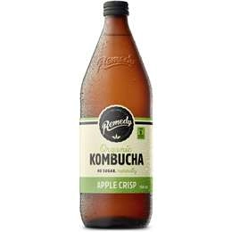 Remedy Organic Kombucha Apple Crisp  750ml