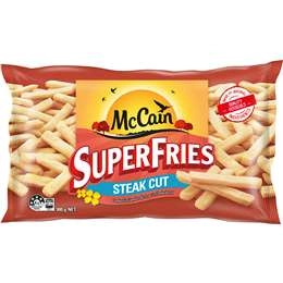 Mccain Superfries Steak Cut 900g