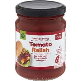 Woolworths Tomato Relish  260g