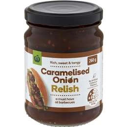 Woolworths Caramelised Onion Relish  260g