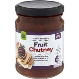 Woolworths Fruit Chutney  260g