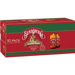 Bundaberg Spiced Ginger Beer  375ml X 10 Pack