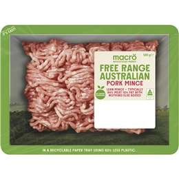 Macro Free Range Lean Pork Mince 500g