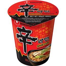 Nong Shim Shin Cup Noodle Soup  68g