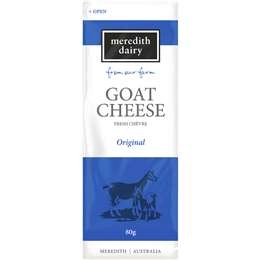 Meredith Dairy Goat's Cheese Chevre Plain 80g