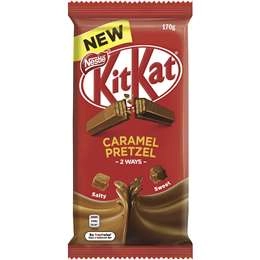 Kitkat 2 Ways Caramel Pretzel  170g