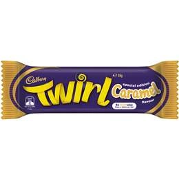 Cadbury Caramel Twirl Bar 39g