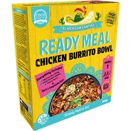 Coco Earth Chicken Burrito Bowl Ready Meal 385g