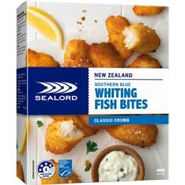 Sealord Southern Blue Whiting Classic Crumb Bites 400g