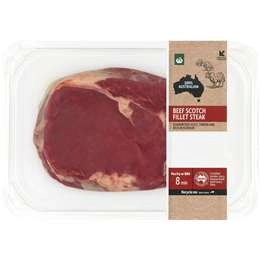 Woolworths Beef Scotch Fillet Steak Small 170g - 420g