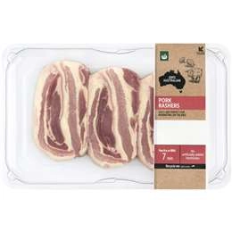 Woolworths Pork Rashers  350g- 800g