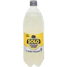 Solo Zero Sugar Original Lemon Soft Drink 1.25l