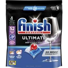 Finish Ultimate Material Care Dishwasher Tablets 52 Pack