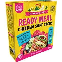 Coco Earth Ready Meal Chicken Soft Taco Kit 320g