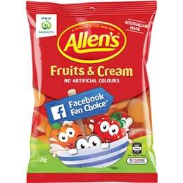 Allen's Fruits&cream  170g