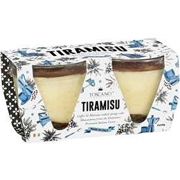 Toscano Tiramisu Twin 60g X2 Pack