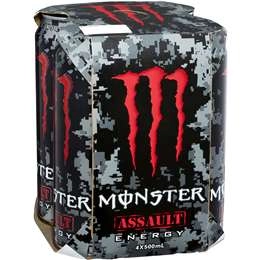 Monster Denergy Rink Assualt  4x500ml