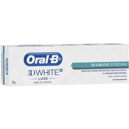 Oral-b 3d White Luxe Diamond Strong Whitening Toothpaste 95g