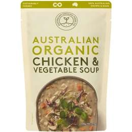 Australian Organic Food Co. Chicken Spelt & Vegetable Soup Pouch 330g