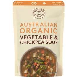 Australian Organic Food Co. Chickpea & Vegetable Soup Pouch 330g