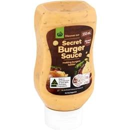 Woolworths Secret Burger Sauce  330ml