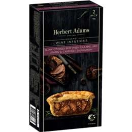 Herbert Adams Slow Cooked Beef, Caramelised Onion & Cabernet Sauvignon 2 Pack