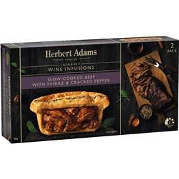 Herbert Adams Slow Cooked Beef With Shiraz & Cracked Pepper 2 Pack