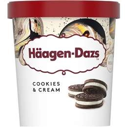 Haagen-dazs Cookies & Cream Ice Cream Tub  457ml