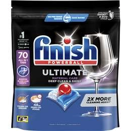 Finish Ultimate Material Care Dishwasher Tablets 70 Pack