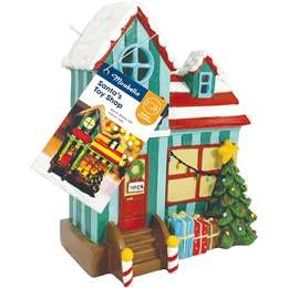 Mirabella Christmas Santa's Toy Shop Battery Operated Each