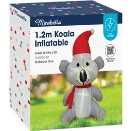 Mirabella Christmas Inflatable Koala 1.2m Each