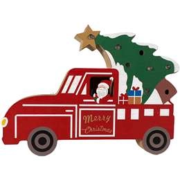 Mirabella Christmas Lightup Truck Battery Operated Each