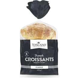 Toscano French Croissants  240g X6 Pack