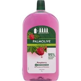 Palmolive Foaming Liquid Hand Wash Soap Refill Raspberry 1l