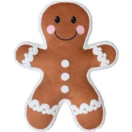 Christmas Gingerbread Shaped Cushion  Each