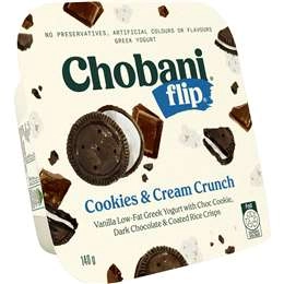 Chobani Flip Greek Yogurt Cookies & Cream Crunch 140g