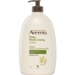 Aveeno Daily Moisturising Body Lotion Fragrance Free Sensitive Skin 1l