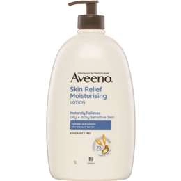 Aveeno Skin Relief Fragrance Free Body Lotion Dry Sensitive Skin 1l