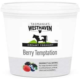 Tasmania's Westhaven Creamy Berry Temptation Yoghurt 1kg