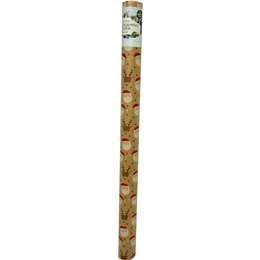 Christmas Kraft Wrapping Paper Roll 5m Santa & Reindeer Each