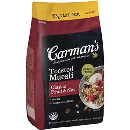 Carman's Muesli Toasted Classic Fruit & Nut 875g