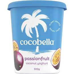 Cocobella Dairy Free Coconut Yoghurt Passionfruit 500g