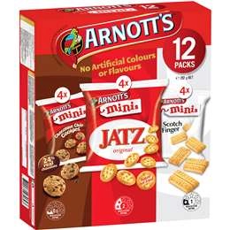 Arnott's Minis Multipack Biscuits Variety 12 Pack